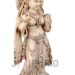 Goddess Radha Statue | 26cm Divine Figure | Sacred Temple Art | Traditional Beauty | Spiritual Decor