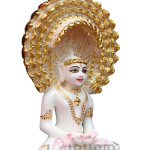 Hand Crafted Jain Parshwanath Statue | Sacred Temple Idol | Traditional Spiritual Art | Divine Tirthankar | Peace Sculpture