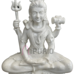 Shiva Marble Statue | Sacred Mahadev Idol | Temple Grade Moorti | Divine Meditation Art | Traditional Sculpture