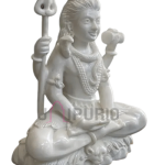 Shiva Marble Statue | Sacred Mahadev Idol | Temple Grade Moorti | Divine Meditation Art | Traditional Sculpture