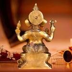 Super Fine Brass Ganesha Idol 12 Inch - Buy Museum-Grade Masterpiece | Jaipurio