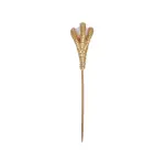 Pearl Claw Lapel Pin Sterling Silver Gold - Buy Elite Guard | Jaipurio