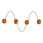 Orange Hydro Quartz Kurta Button Set - Buy Premium Stone Buttons | Jaipurio