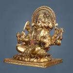 Pure Brass Superfine Panchmukhi Hanuman Blessing Statue 10" - Divine Protection | Jaipurio
