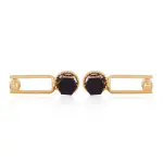 Black Onyx Bar Cufflink - Buy Stone Power | Jaipurio
