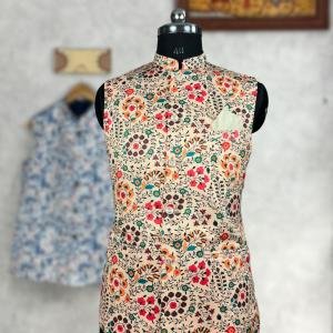 Zardozi Zenith Nehru Jacket for Men - Premium Hand Embroidered | Jaipurio