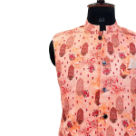 Saffron Silk Modi Jacket - Traditional Collection Luxury Silk | Jaipurio