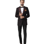 The Burnt Sienna Tuxedo Jacket - Sophisticated Style in Sizes S to XL | Jaipurio