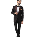 The Burnt Sienna Tuxedo Jacket - Sophisticated Style in Sizes S to XL | Jaipurio