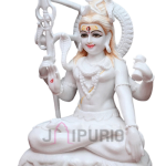Marble Lord Shiva Statue: Premium Sacred Sculpture | Divine Home Temple Decor | Traditional Religious Art | Perfect Meditation Murti