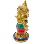 Brass Bal Ganesha Handicraft: 6x3x2 inch Baby Ganesh | Traditional Home & Office Idol | Handcrafted Sacred Art | Child Ganesha Murti