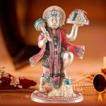 Pure Brass Sanjeevani Hanuman Idol 15 Inch - Divine Large Sculpture | Jaipurio