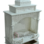 Marble Home Temple: Exquisite Hand-Carved Mandir | Divine Decor, Spiritual Center | Authentic Indian Craftsmanship