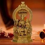 Brass Vishnu Lakshmi Sheshanaaga - Eternal Protection | Jaipurio