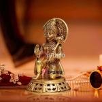 Brass Blessing Hanuman Idol 11 Inch - Perfect Balance Divine Power | Jaipurio