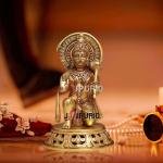 Brass Blessing Hanuman Idol 11 Inch - Perfect Balance Divine Power | Jaipurio
