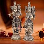Pure Brass Superfine Radha Krishna Pair Statue 16 Inch Premium | Jaipurio