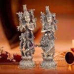 Pure Brass Superfine Radha Krishna Pair Statue 16 Inch Premium | Jaipurio
