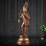Pure Brass Ardhanarishwara Chola Finish 16 Inch - Premium Divine Unity | Jaipurio