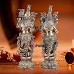 Pure Brass Superfine Radha Krishna Pair Statue 16 Inch Premium | Jaipurio