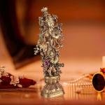 Brass Handcrafted Krishna Playing Flute Idol 29 Inch 18 kg - Majestic Temple Sculpture | Jaipurio