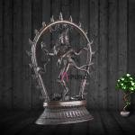 Vintage Brass Nataraja Oval Arch Dancing Shiva 18 Inch - Premium Temple Art | Jaipurio
