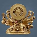 Pure Brass Superfine Panchmukhi Hanuman Statue 8" Divine Protection | Jaipurio