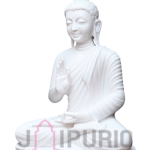 Gautama Buddha Statue: Serene Marble Sculpture | Handcrafted Zen Decor, Meditation Gift | Enlightenment Symbol | Buy Authentic Indian Buddhist Art