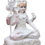 Marble Lord Shiva Statue: Premium Sacred Sculpture | Divine Home Temple Decor | Traditional Religious Art | Perfect Meditation Murti