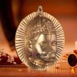 Pure Brass Lord Hanuman Face Wall Hanging 7" - Auspicious Divine Blessings | Jaipurio