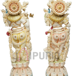 Radha Krishna Statue: Divine Couple Marble Murti | Handcrafted Love Symbol for Temple, Anniversary Gift | Eternal Devotion Home Decor | Buy Authentic Indian Art