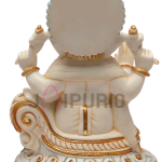 Marble Ganesha Statue: Divine Masterpiece | Luxury Temple Art | Authentic Indian Craftsmanship | Sacred Stone Sculpture