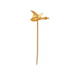 Fleur de Lis Lapel Pin Sterling Silver Gold - Buy Noble Icon | Jaipurio