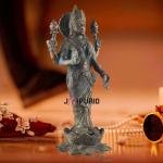Brass Standing Lakshmi Idol Vintage Patina - Buy Antique Wealth Goddess | Jaipurio