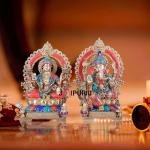 Brass Ganesha Lakshmi Set - Obstacle-Free Wealth Flow | Jaipurio