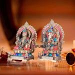 Brass Ganesha Lakshmi Set - Obstacle-Free Wealth Flow | Jaipurio