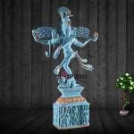 Vintage Brass Dancing Shiva Nataraja Sculpture 22 Inch - Cosmic Dance Art | Jaipurio
