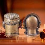 Pure Brass Shiva Parvati Gauri Face Sculptures - Divine Energy Decor | Jaipurio