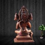 Pure Copper Panchmukhi Hanuman Sitting Meditation 5 Inch - Divine Peace Energy | Jaipurio