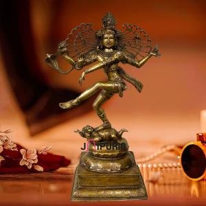 Balinese Nataraja Lost Wax 23" - Vintage Bronze | Jaipurio