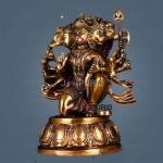 Superfine Brass Panchmukhi Hanuman - 5 Face Ultimate Shield | Jaipurio