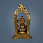Brass Diya Ganesh Idol 8 Inch - Sacred Light & Wisdom Combo | Jaipurio