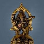Pure Brass Atma Ganesh Idol 8 Inch - Sacred Spiritual Form for Inner Peace | Jaipurio