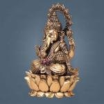 Brass Superfine Ganesh Idol Premium 8 Inch - Sacred Masterpiece | Jaipurio