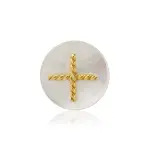 Blanc Gilded MOP Cufflinks - Buy Pearl Luxury | Jaipurio