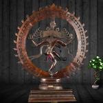 Pure Brass Large Nataraja Cocoa Finish - Divine Dance Sculpture | Jaipurio