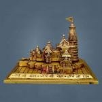 Brass Frame Ganesha Idol 8 Inch - Divine Prosperity Murti for Home | Jaipurio