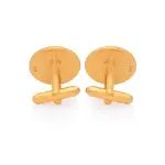 Ivory Blue Mallard Brass Cufflink - Buy Moorish Art | Jaipurio