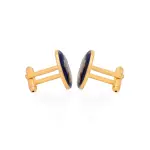 Ivory Blue Mallard Brass Cufflink - Buy Moorish Art | Jaipurio