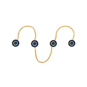 Blue Concentric Enamel Kurta Button - Buy Trust Luxury | Jaipurio